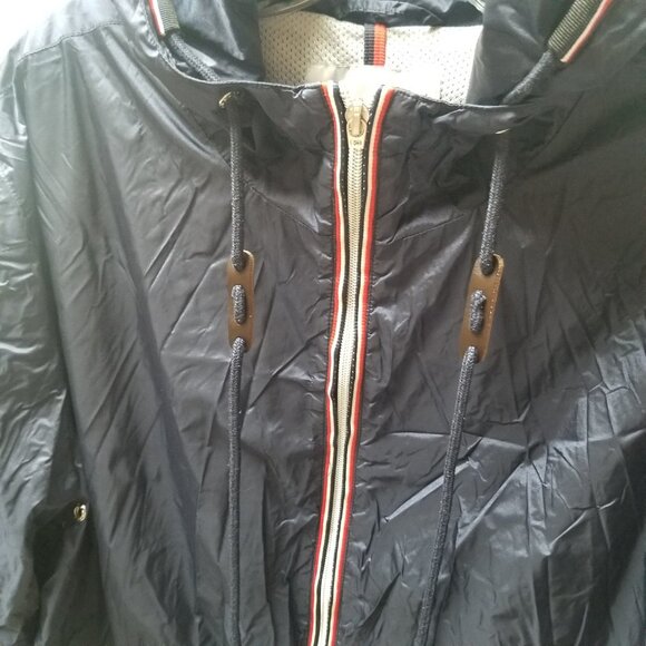 Moncler Nath Navy Blue Windbreaker Jacket - Picture 12 of 16